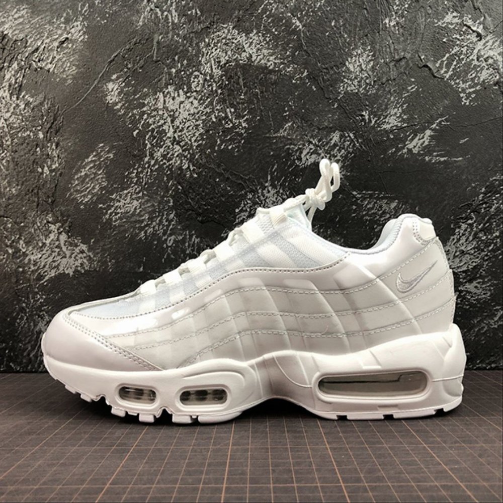 Nike Air Max 95 Triple White Unisex Sneakers